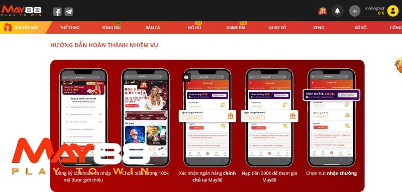 Quy tắc thực hiện nhiệm vụ theo chính sách đại lý May88